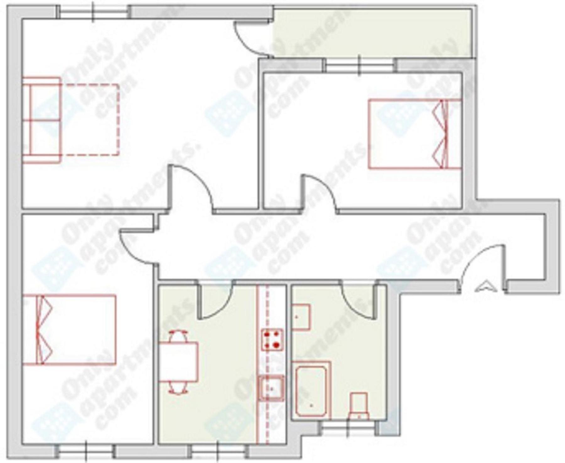 West 3 Appartement *
